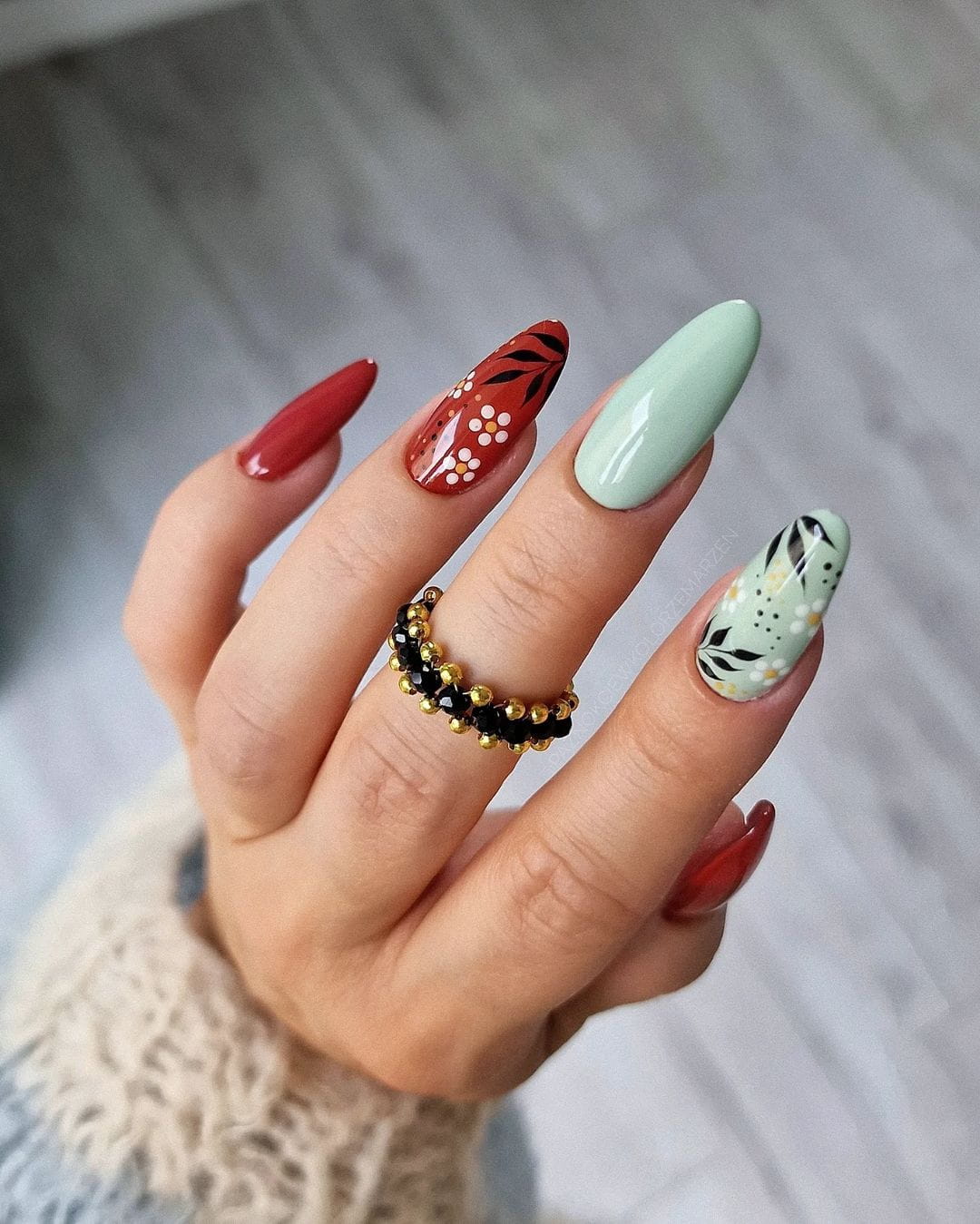 100+ Trendy And Cute Fall Nail Designs And Fall Nail Colors In 2023 images 17