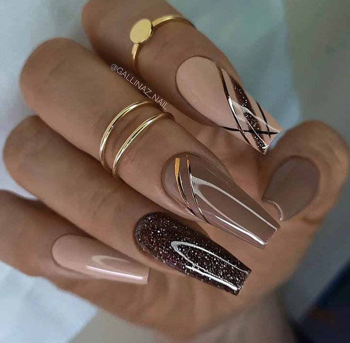 100+ Trendy And Cute Fall Nail Designs And Fall Nail Colors In 2023 images 87