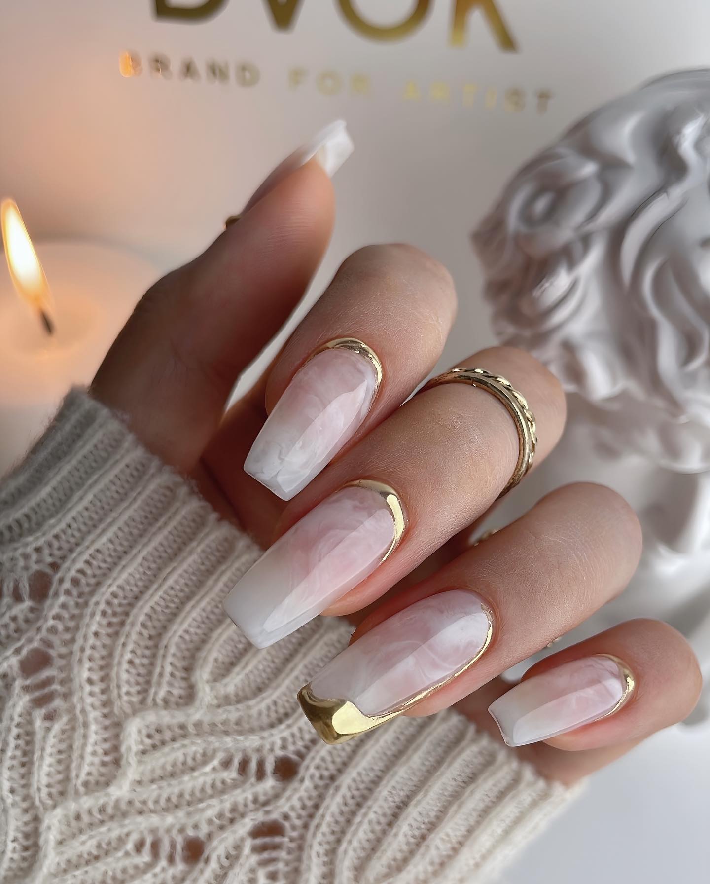 100+ Gorgeous Winter Nail Designs And Ideas images 34