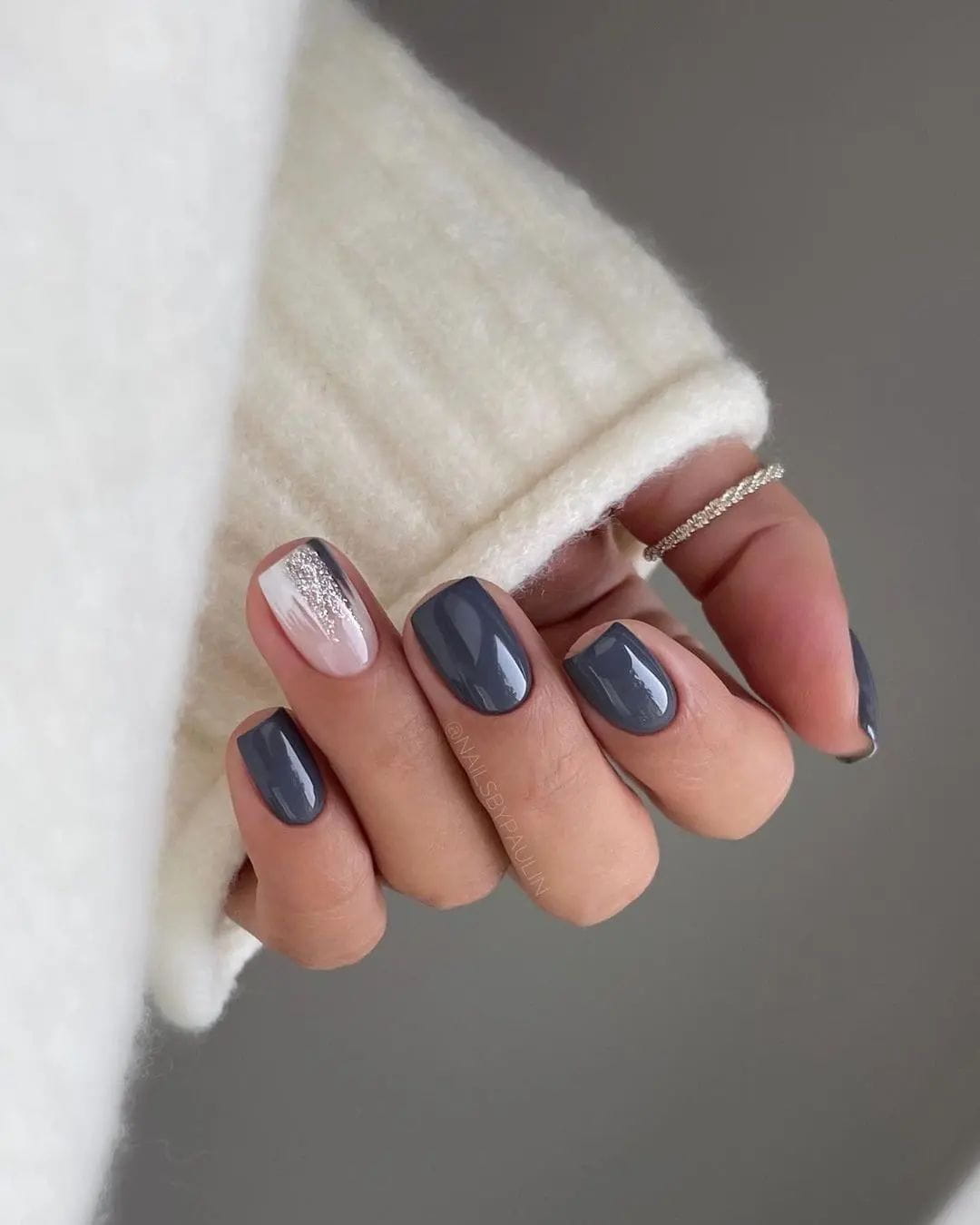 100+ Gorgeous Winter Nail Designs And Ideas images 47