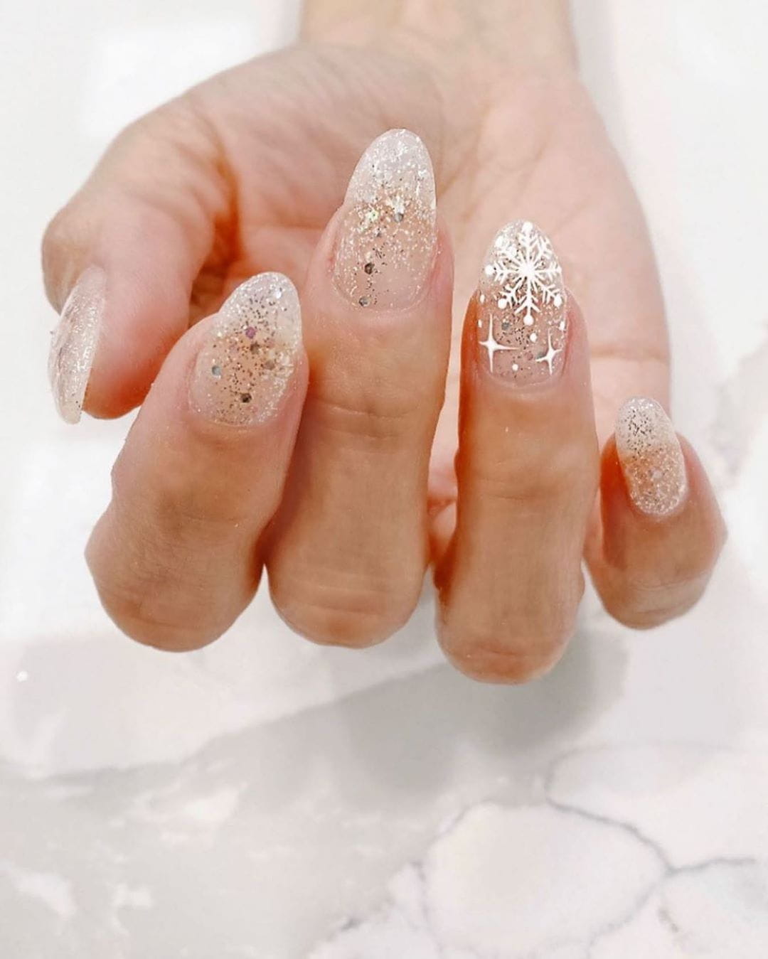 100+ Gorgeous Winter Nail Designs And Ideas images 71