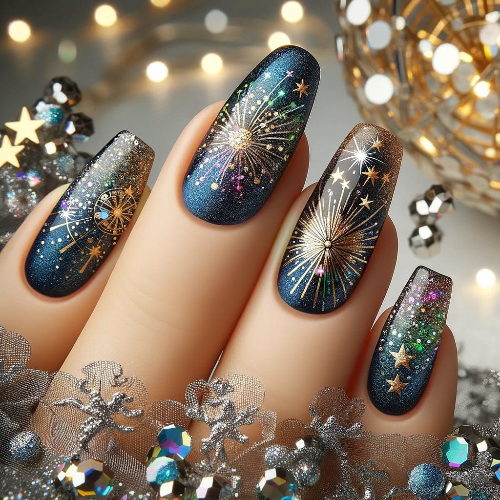 100+ Gorgeous Winter Nail Designs And Ideas images 83
