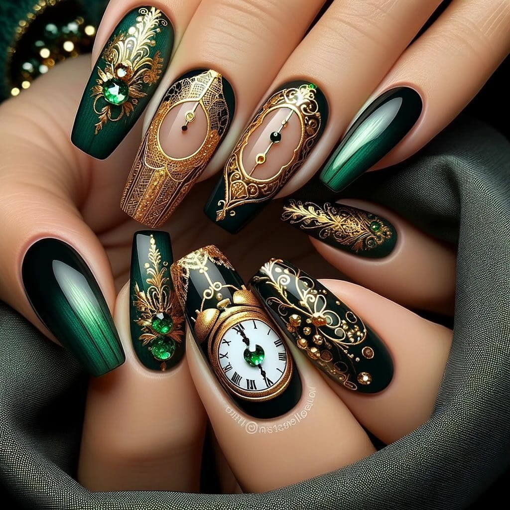 100+ Gorgeous Winter Nail Designs And Ideas images 85