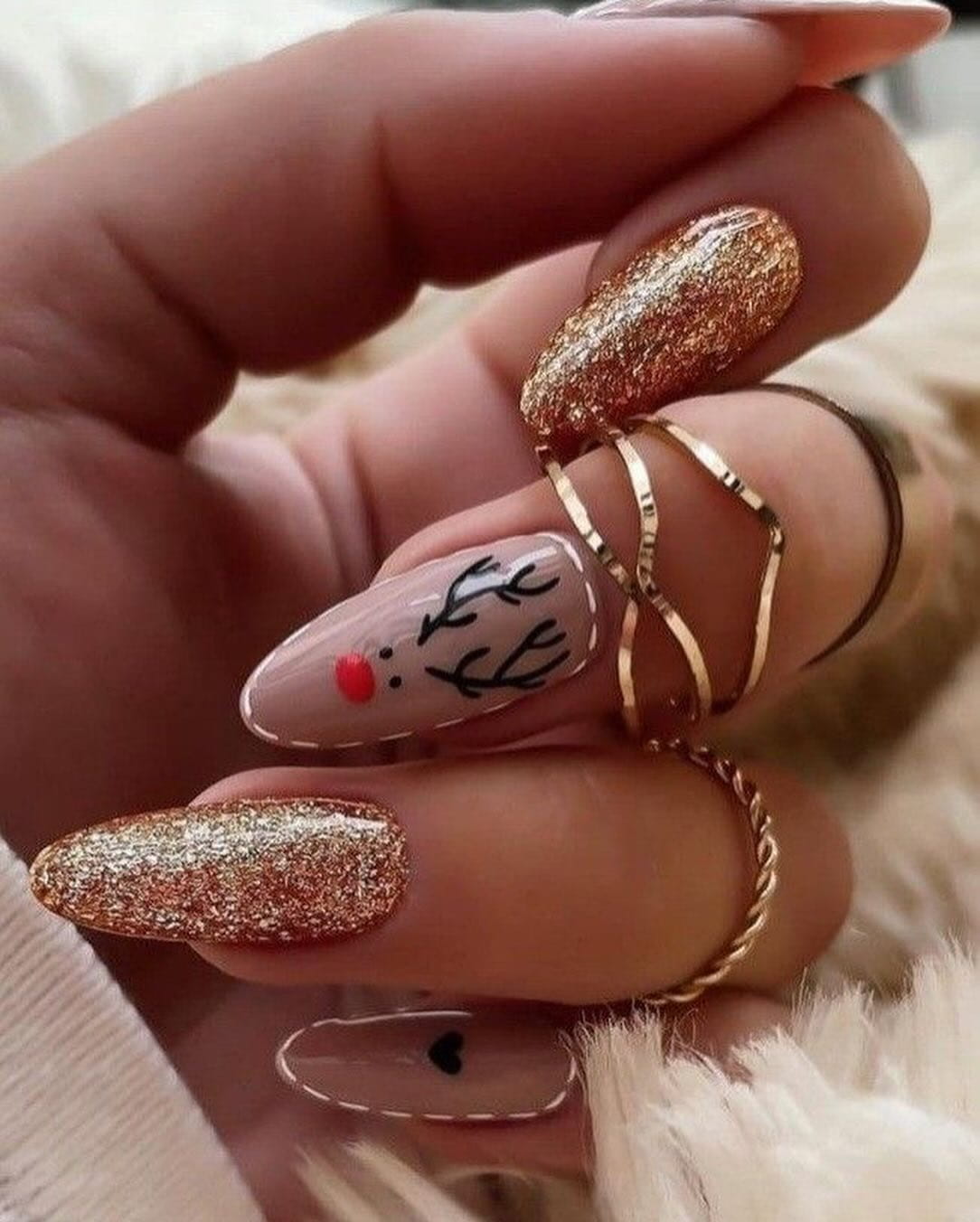 100+ Gorgeous Winter Nail Designs And Ideas images 89