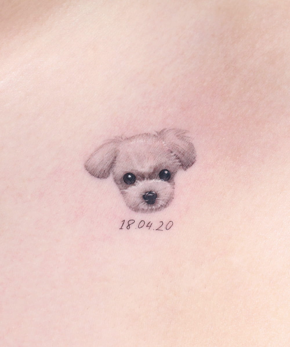 10 Cute Animal Tattoos That Will Melt Your Heart images 4