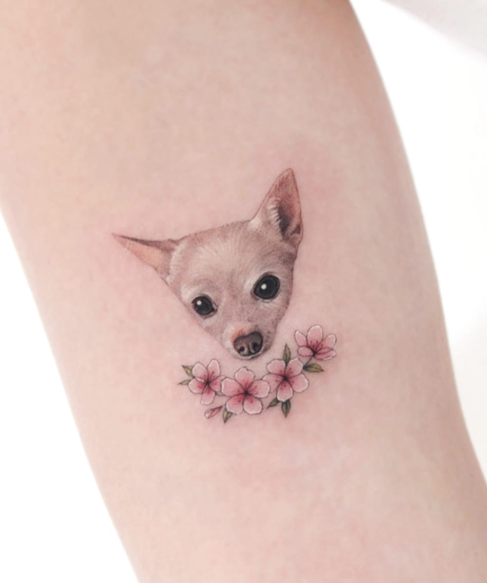 10 Cute Animal Tattoos That Will Melt Your Heart images 9