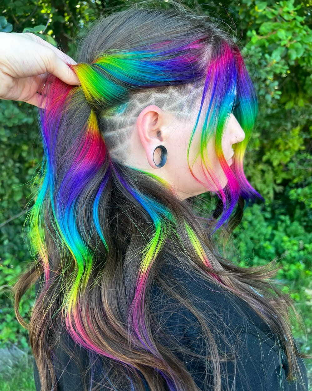 20+ Best Rainbow Hair Colors For Women 2024 images 4