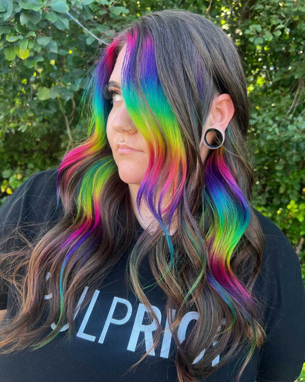 20+ Best Rainbow Hair Colors For Women 2024 images 6