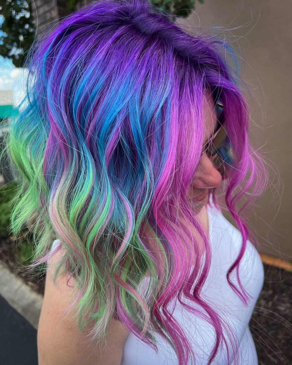 20+ Best Rainbow Hair Colors For Women 2024 images 12