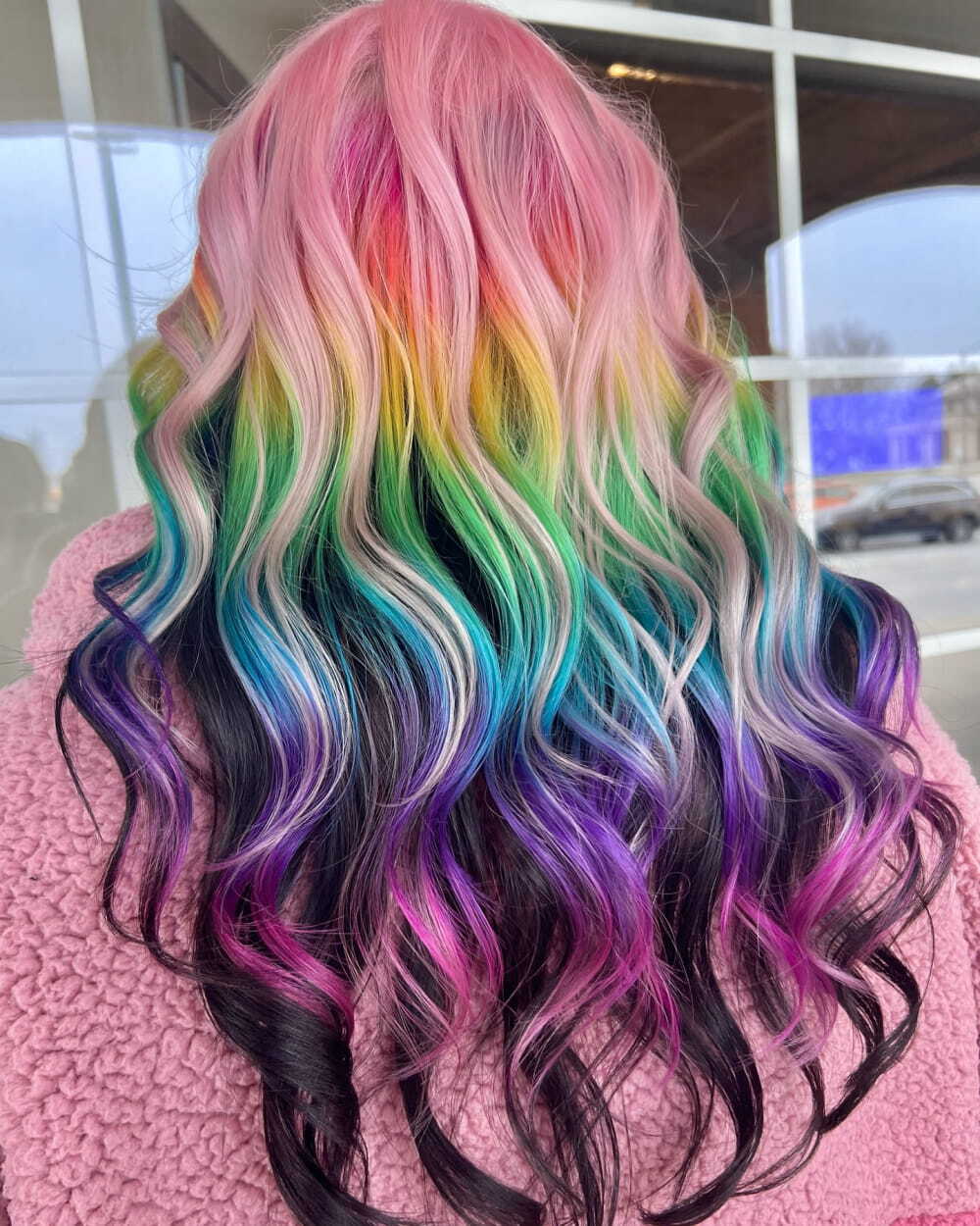 20+ Best Rainbow Hair Colors For Women 2024 images 14