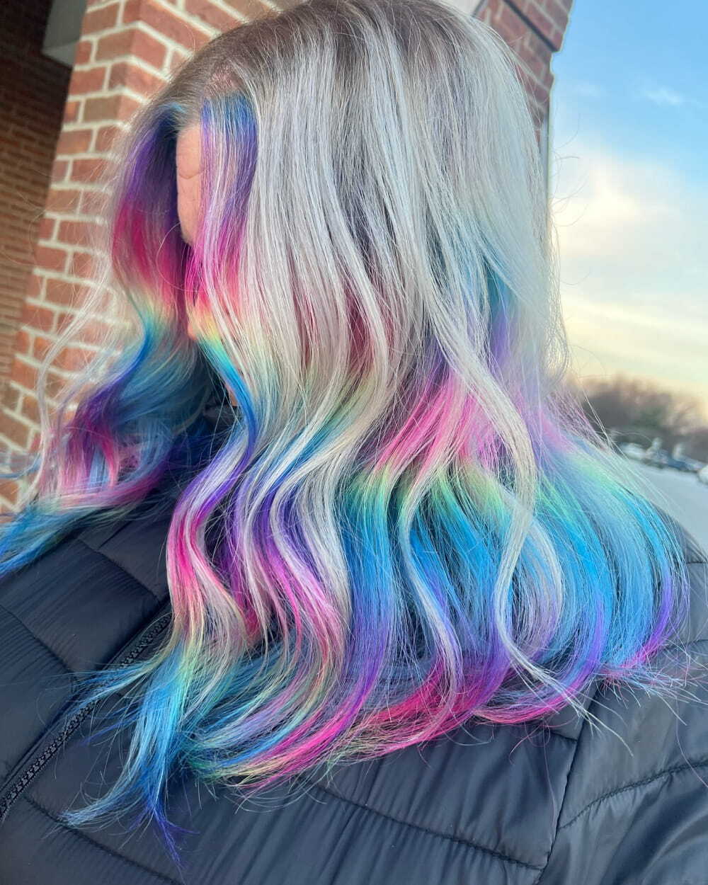 20+ Best Rainbow Hair Colors For Women 2024 images 16