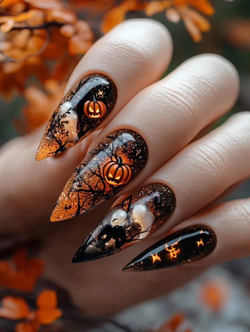 Spooky Halloween Nail Art Ideas To Try This Year images 2