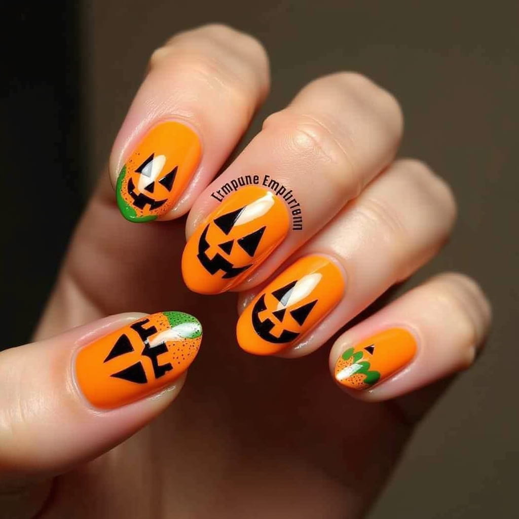 30+ Halloween Nail Arts And Halloween Nail Designs images 1