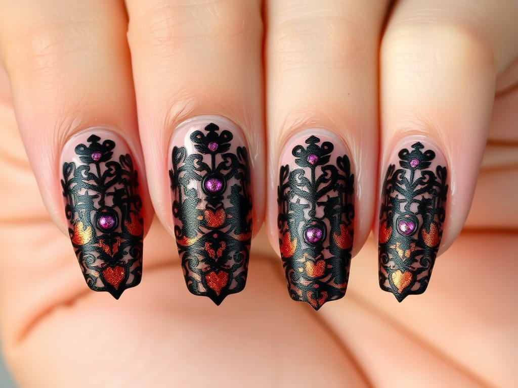 30+ Halloween Nail Arts And Halloween Nail Designs images 7