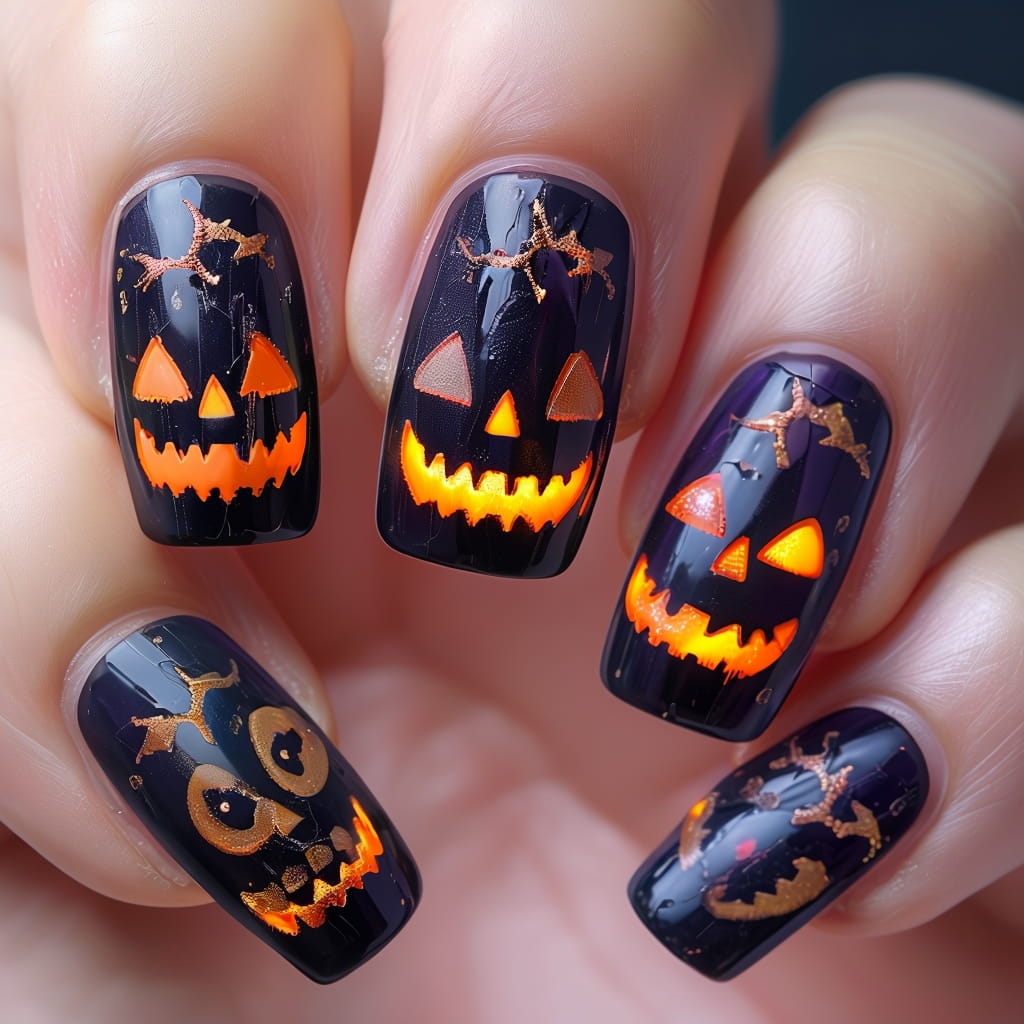 30+ Halloween Nail Arts And Halloween Nail Designs images 10