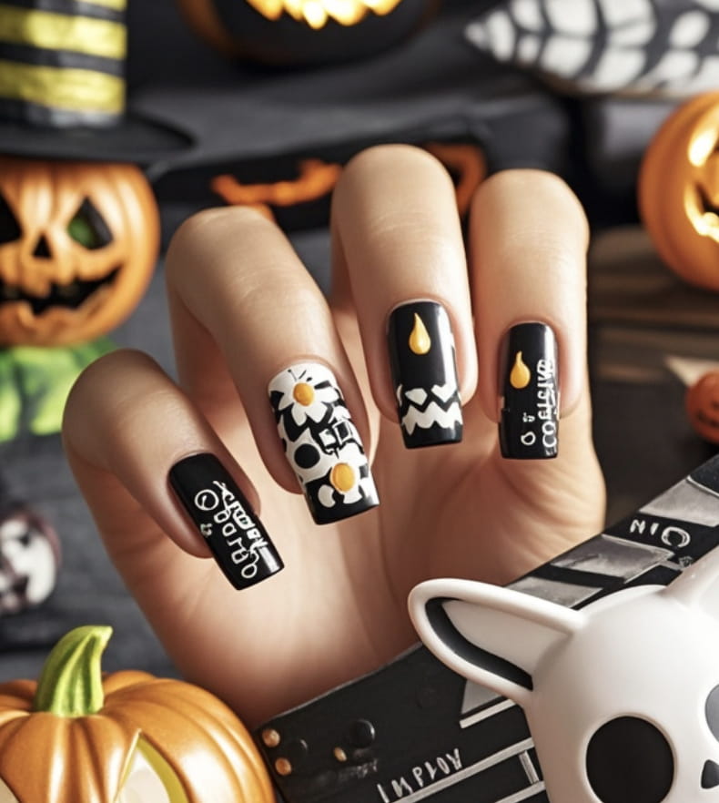 30+ Halloween Nail Arts And Halloween Nail Designs images 12