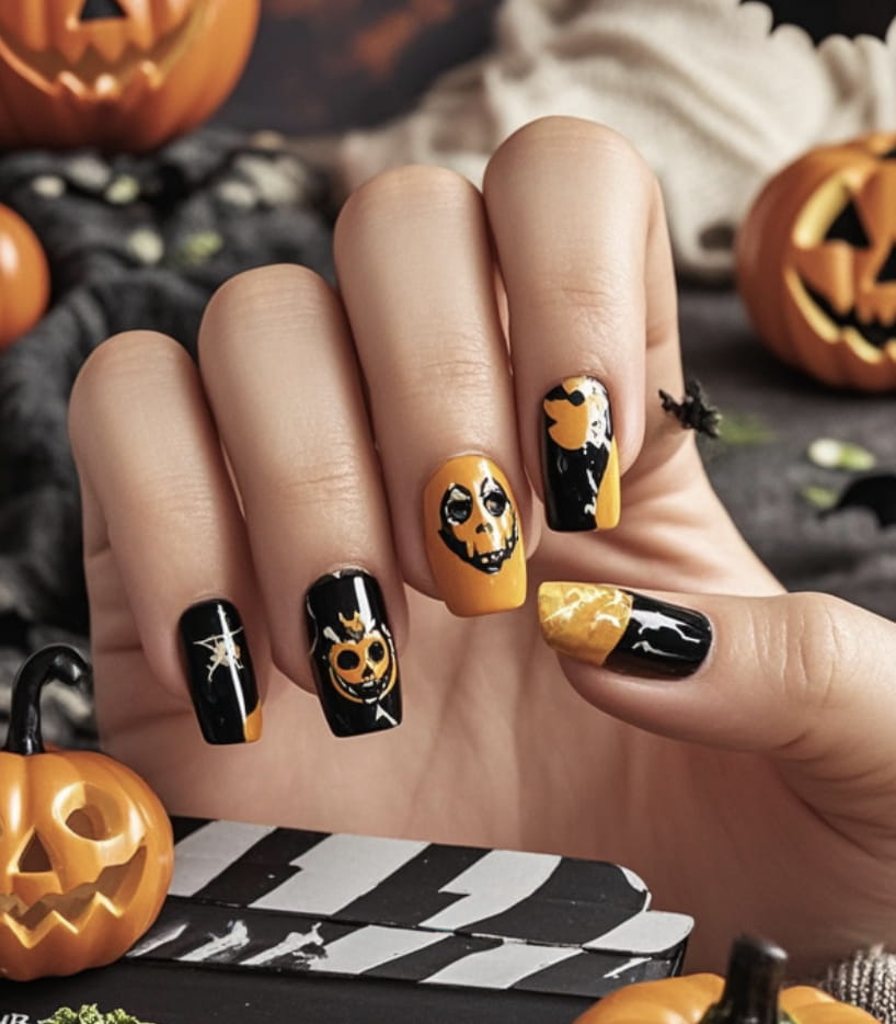 30+ Halloween Nail Arts And Halloween Nail Designs images 13