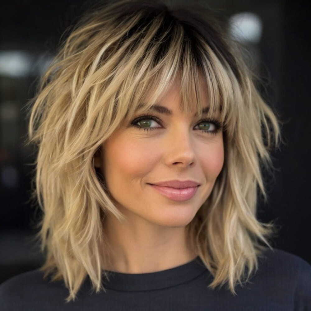 50+ Trendy Shaggy Hairstyles For Women You Have To See In 2025 images 50