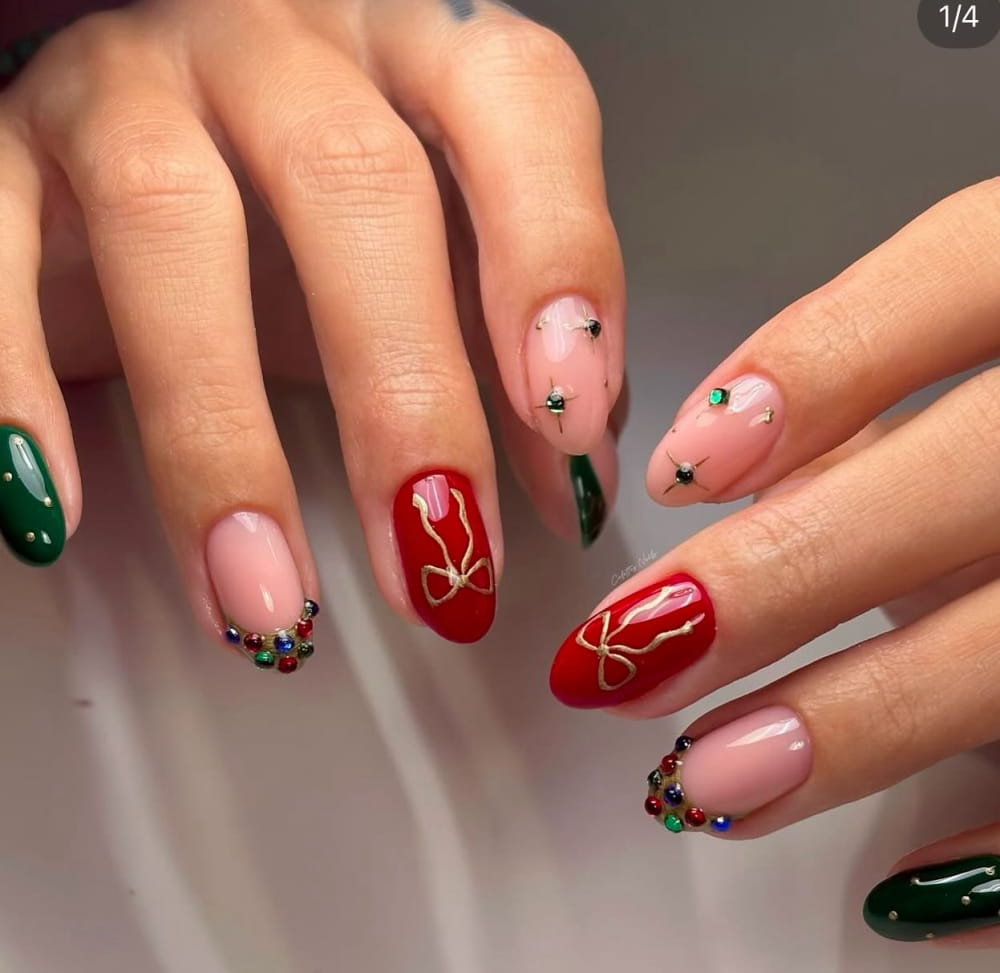 50+ Elegant And Simple Winter Nail Designs To Explore In 2024 | Trending Winter Nail Ideas images 18