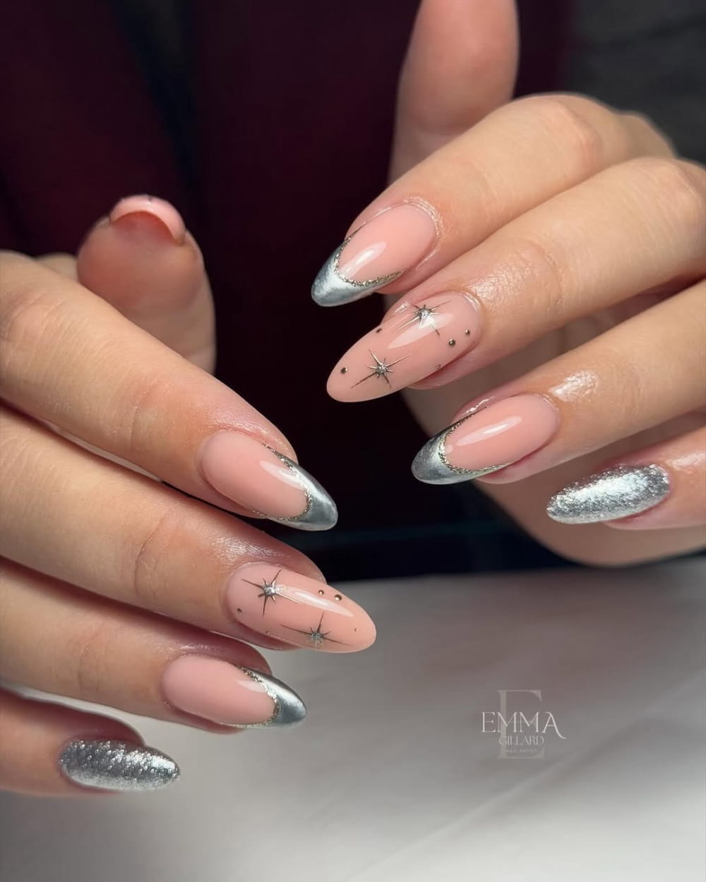 50+ Elegant And Simple Winter Nail Designs To Explore In 2024 | Trending Winter Nail Ideas images 39