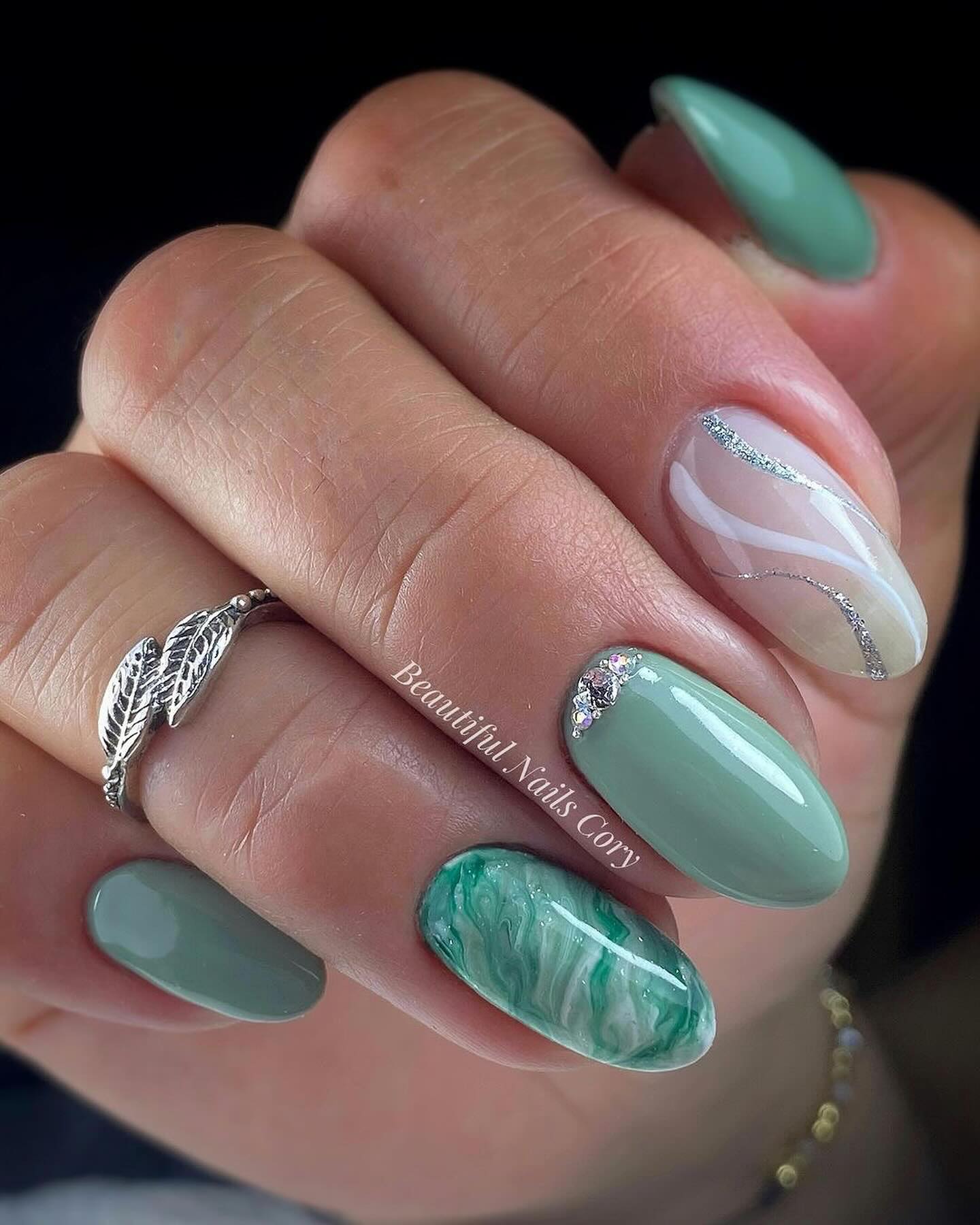 100 Of The Best Spring Inspired Nail Designs images 95