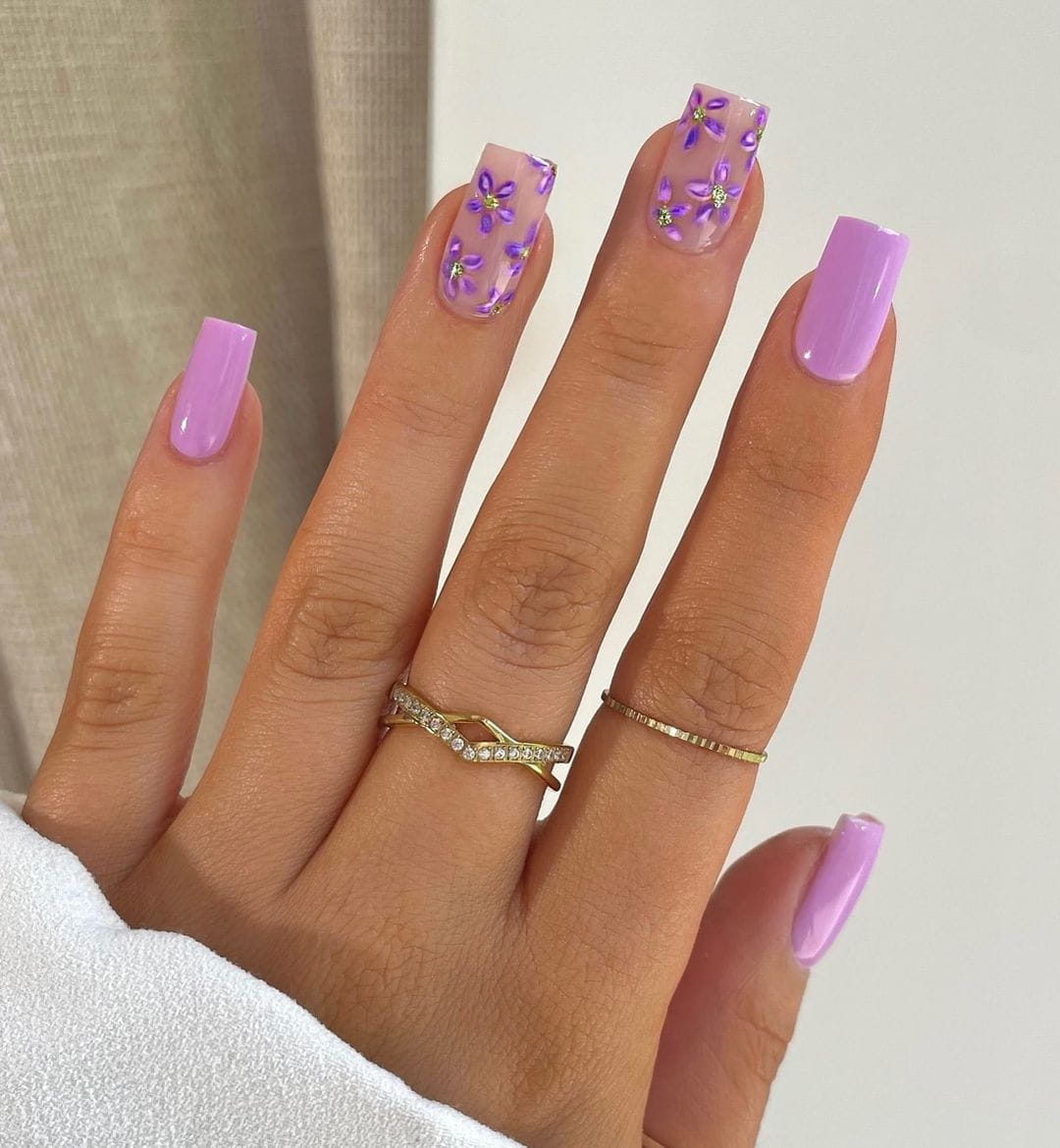 100+ Outstanding Summer Nail Designs To Brighten Your Day images 15