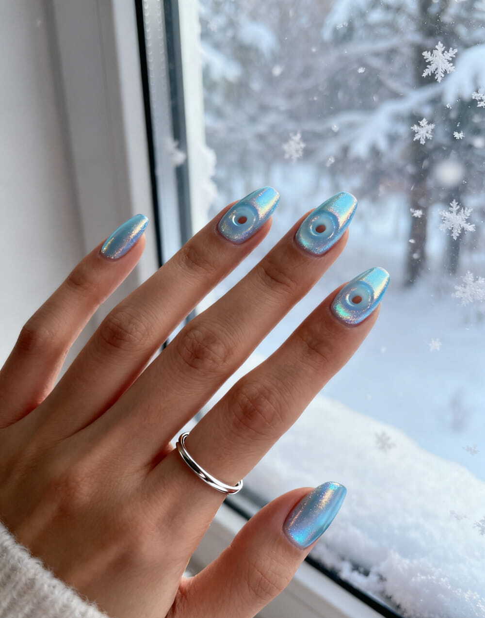 20+ Breathtaking Short Nail Designs Winter 2025: The Chicest Manicure Ideas To Elevate Your Season images 12