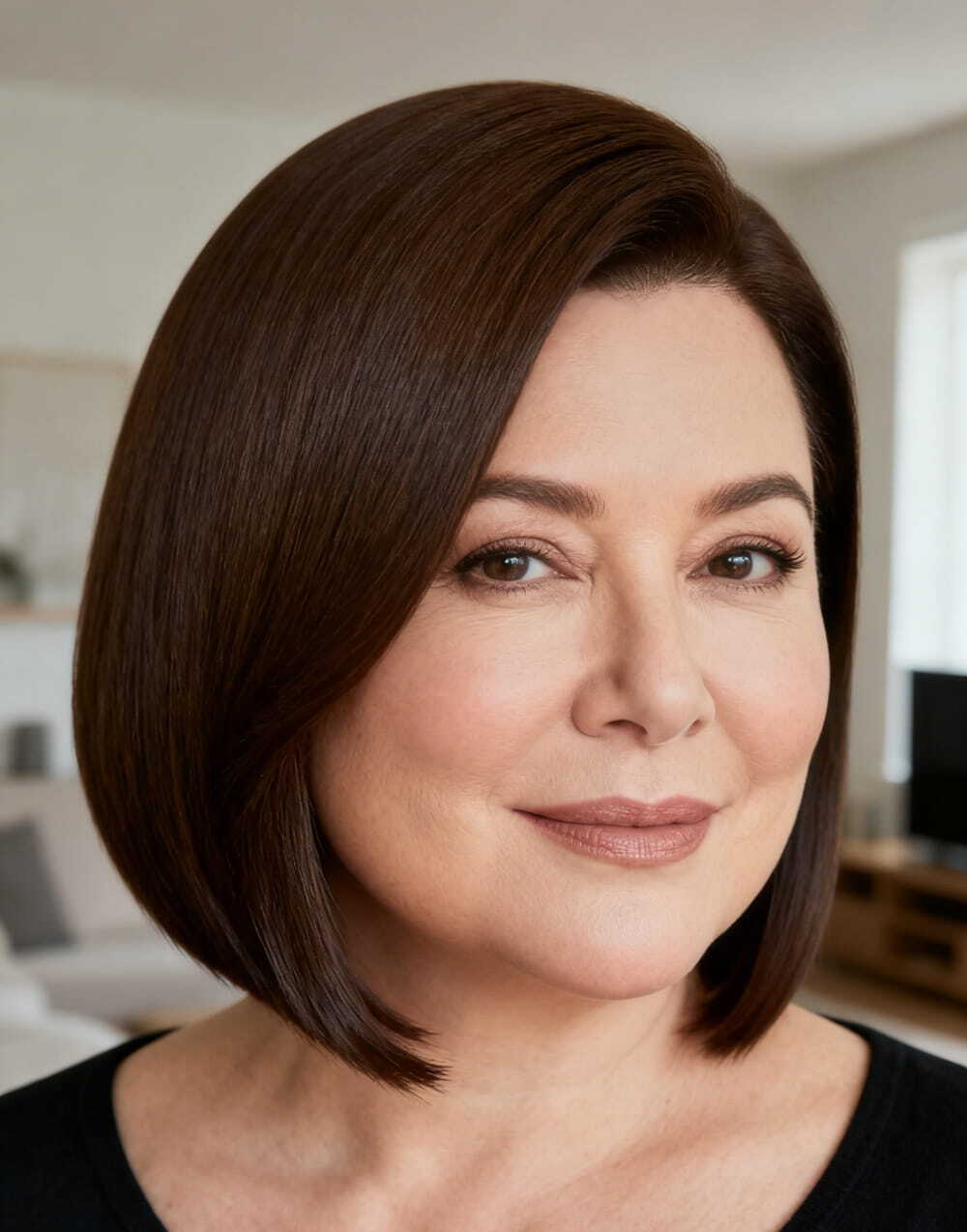 40+ Flattering Slimming Haircuts For Round Faces 2026: Chic Styles That Define Your Features images 39