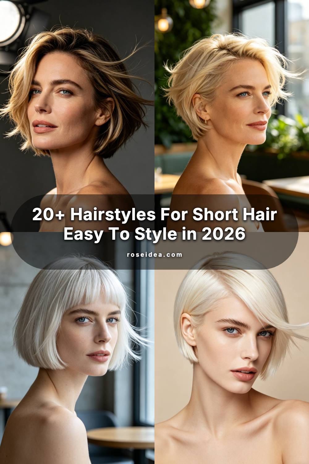 20 Hairstyles For Short Hair Easy To Style in 2026