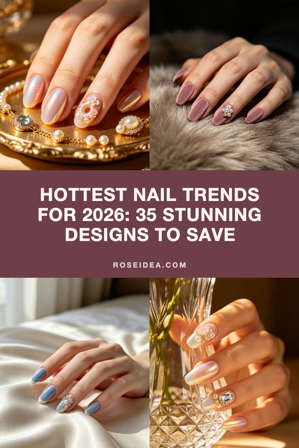 Hottest Nail Trends for 2026: 35 Stunning Designs to Save Pinterest cover image