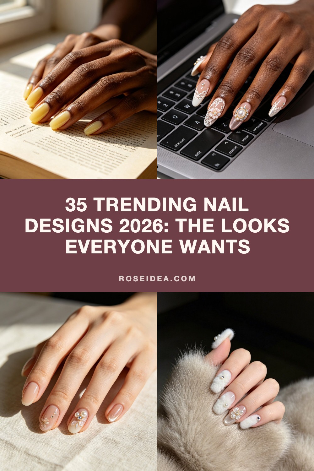 35 Trending Nail Designs 2026: The Looks Everyone Wants Pinterest cover image