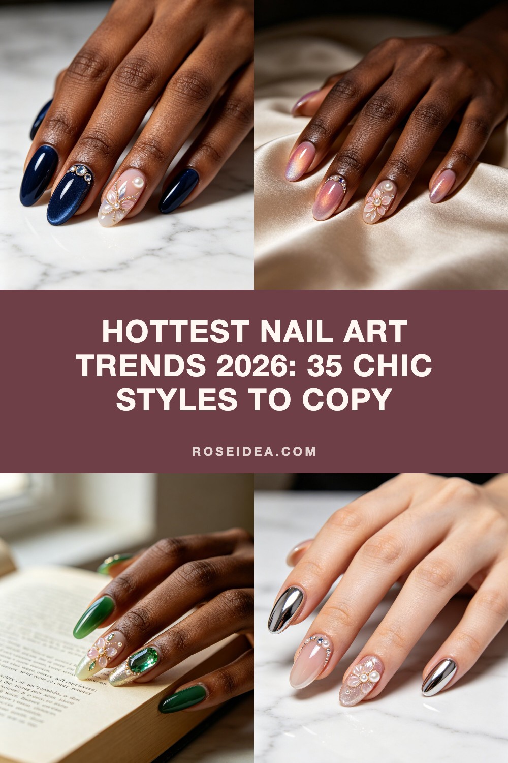 Hottest Nail Art Trends 2026: 35 Chic Styles to Copy Pinterest cover image