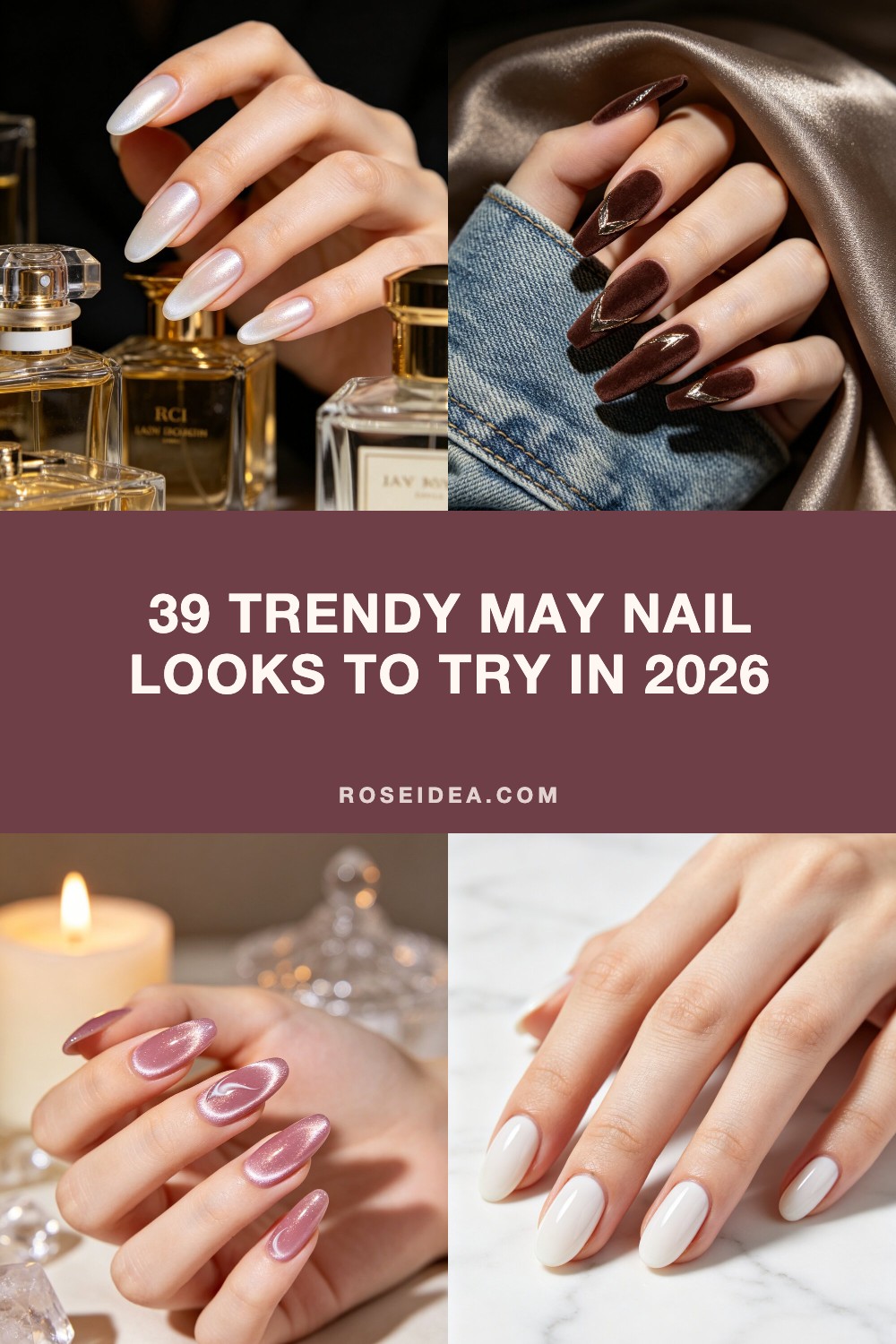 40 Must-Try Simple May Nails for 2026 Pinterest cover image