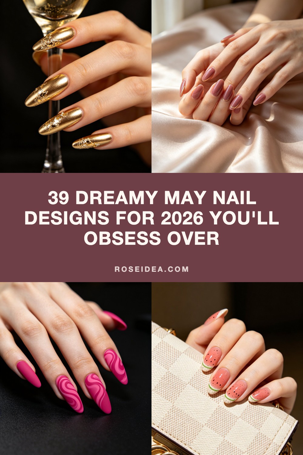 The Best Simple May Nails 2026: 40 Minimalist Ideas Pinterest cover image