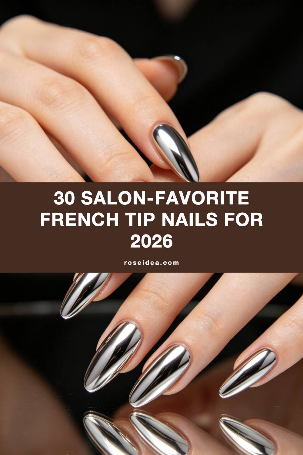 Editor's Pick: 30 French Tip Nails 2026 Obsession Pinterest cover image