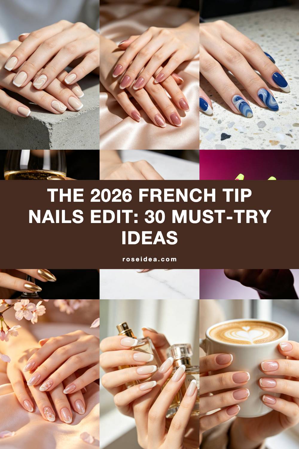 The 2026 French Tip Nails Edit: 30 Must-Try Ideas Pinterest cover image
