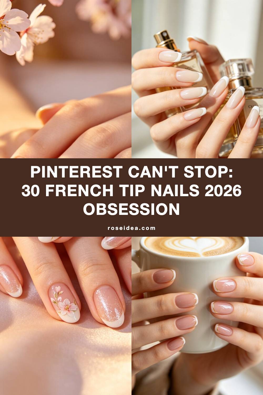 Pinterest Can't Stop: 30 French Tip Nails 2026 Obsession Pinterest cover image