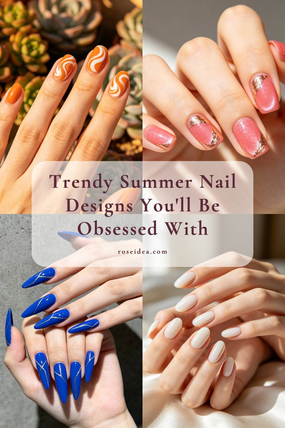 Trendy Summer Nail Designs You'll Be Obsessed With Pinterest cover image