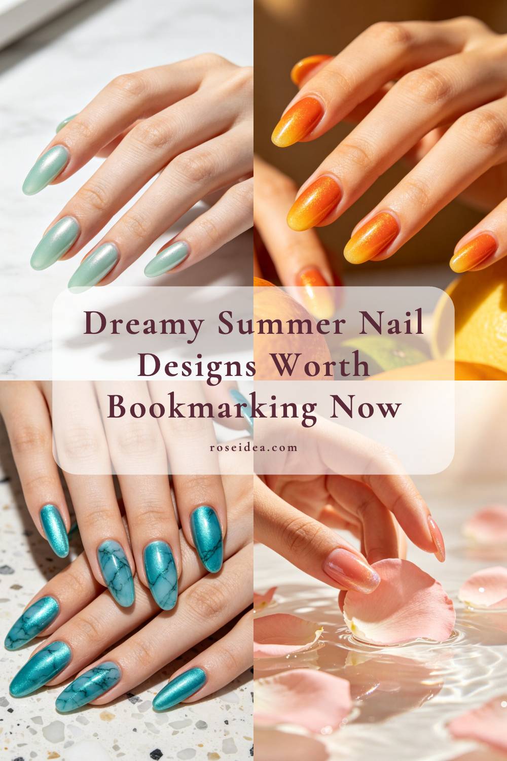 Dreamy Summer Nail Designs Worth Bookmarking Now Pinterest cover image