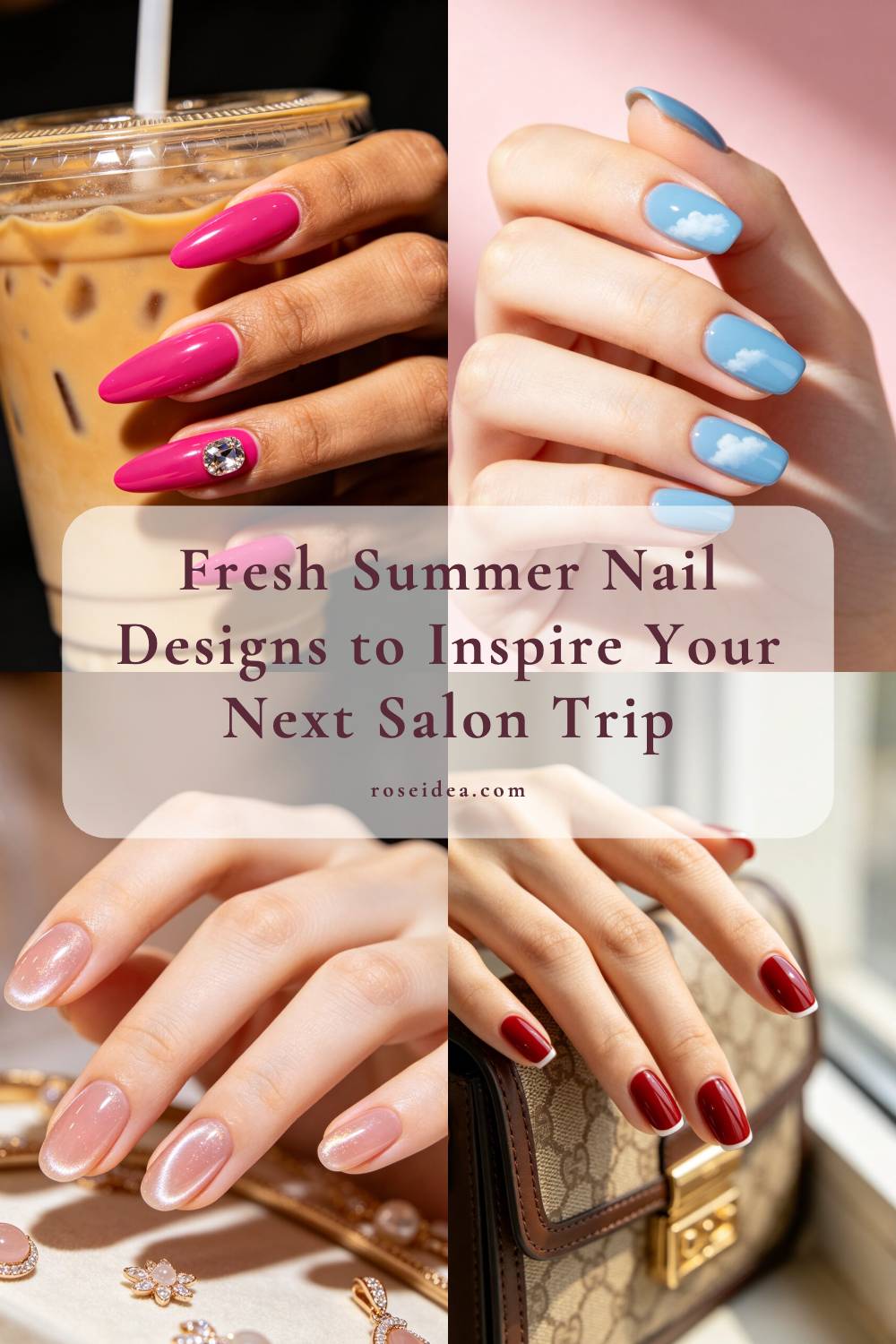 Fresh Summer Nail Designs to Inspire Your Next Salon Trip Pinterest cover image
