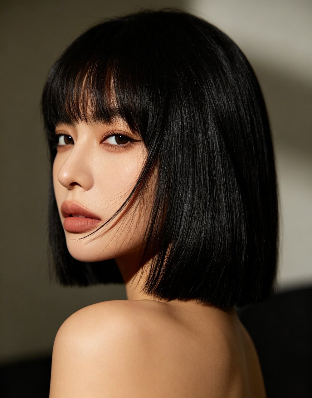 Effortlessly Chic Blunt Bob Haircut Inspiration – inspiration image 30
