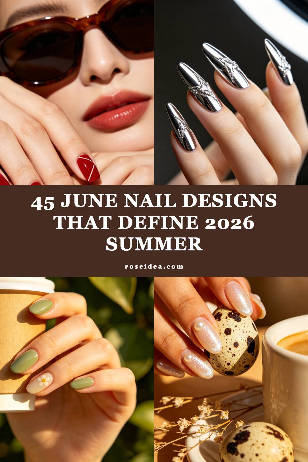 45 June Nail Designs That Define 2026 Summer Pinterest cover image