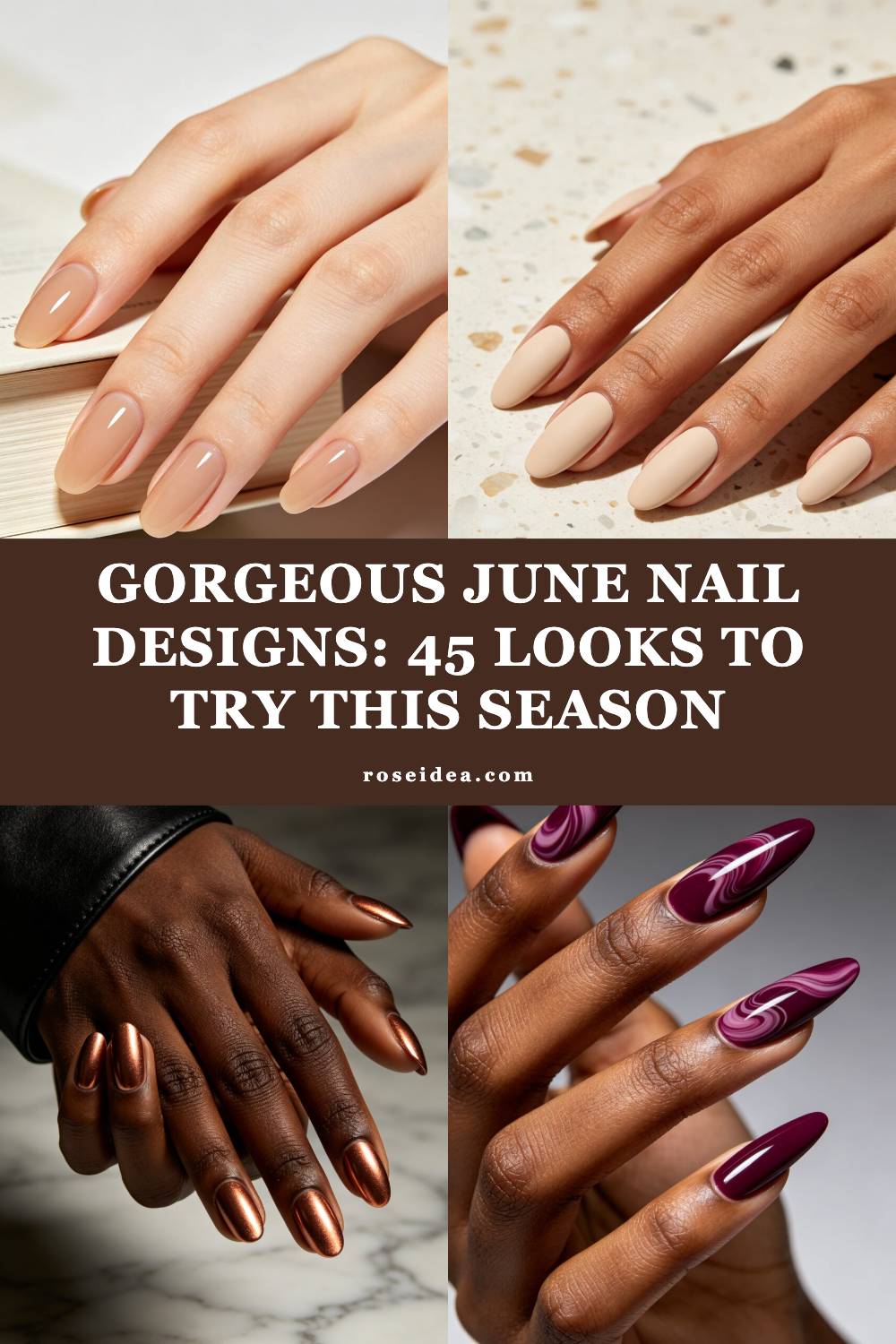Gorgeous June Nail Designs: 45 Looks to Try This Season Pinterest cover image