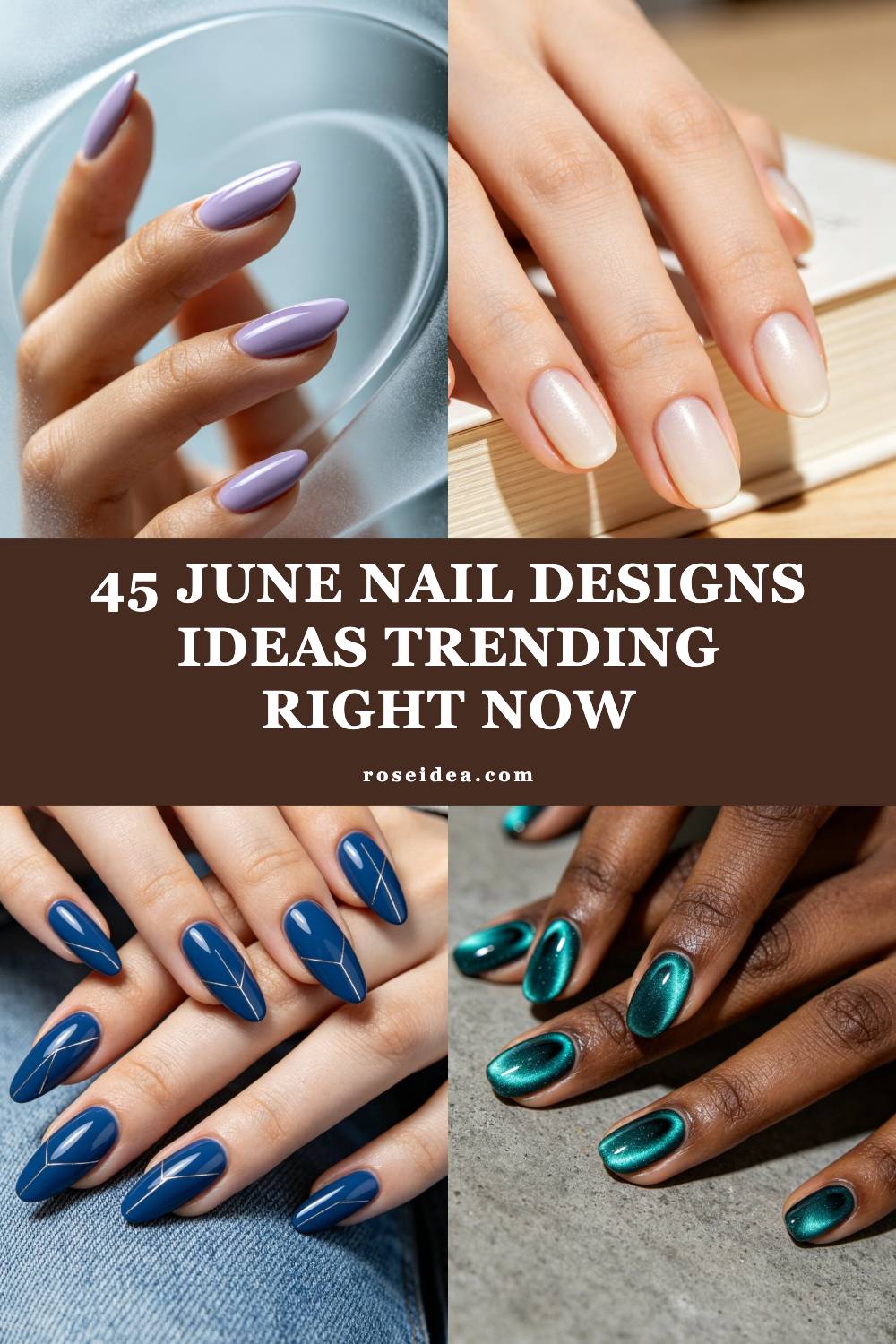 45 June Nail Designs Ideas Trending Right Now Pinterest cover image