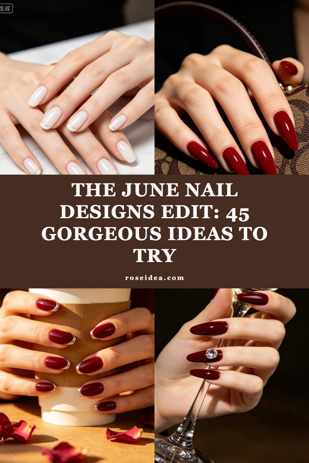 The June Nail Designs Edit: 45 Gorgeous Ideas to Try Pinterest cover image