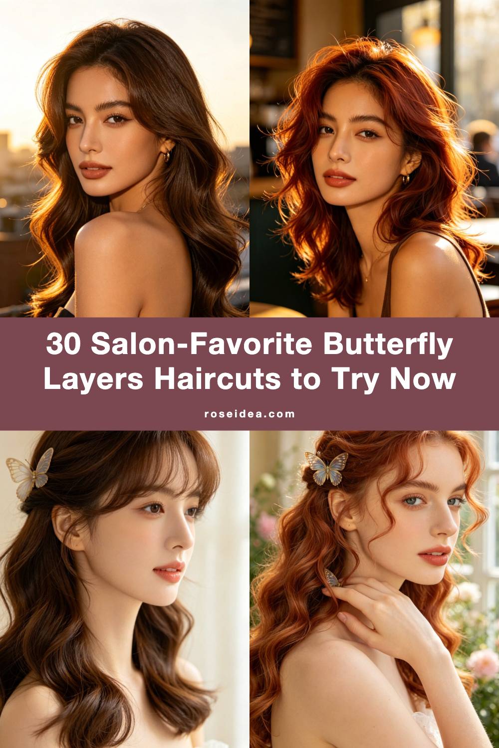 30 Salon-Favorite Butterfly Layers Haircuts to Try Now Pinterest cover image