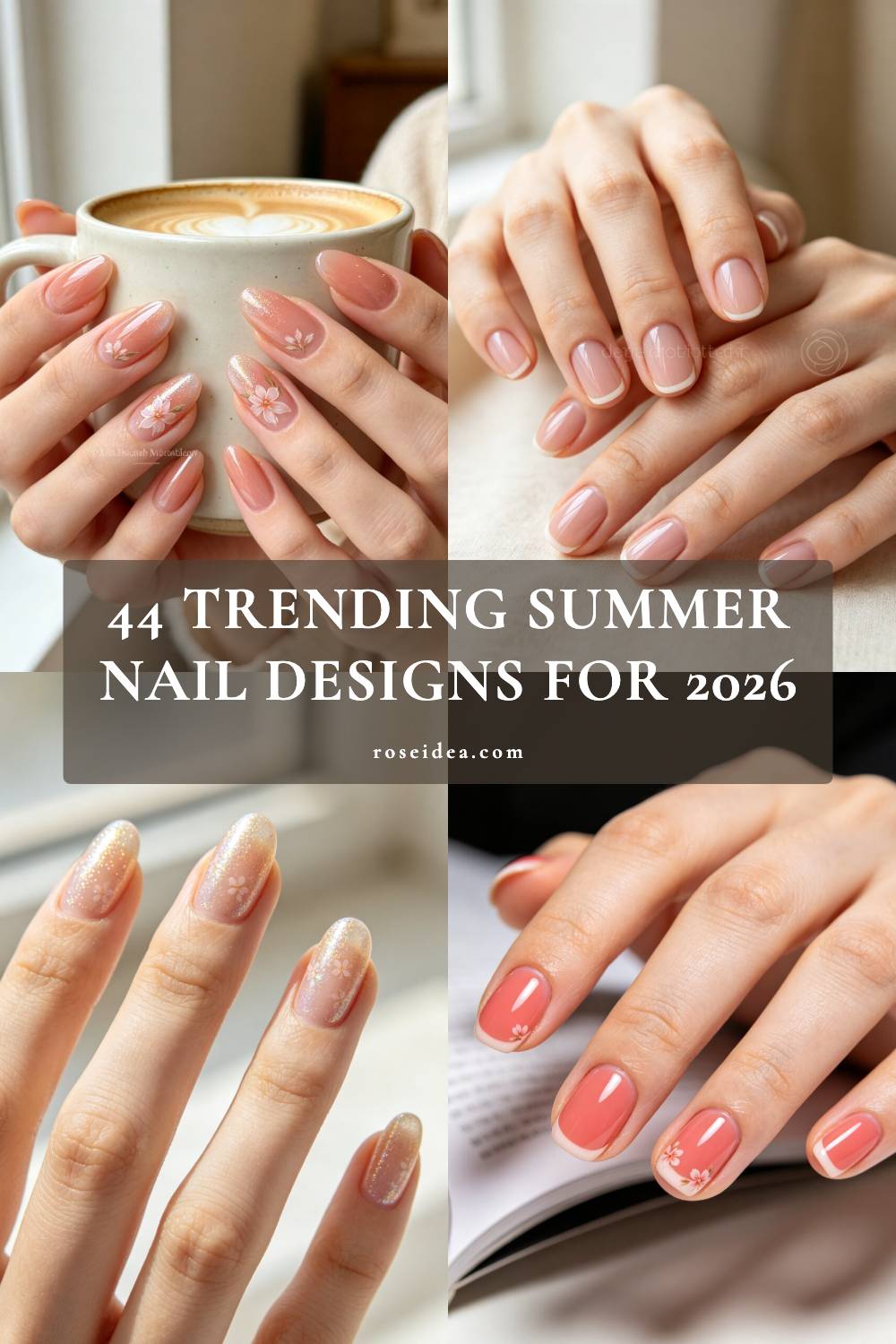 44 Trending Summer Nail Designs for 2026 Pinterest cover image