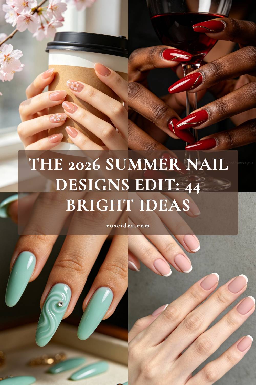 The 2026 Summer Nail Designs Edit: 44 Bright Ideas Pinterest cover image