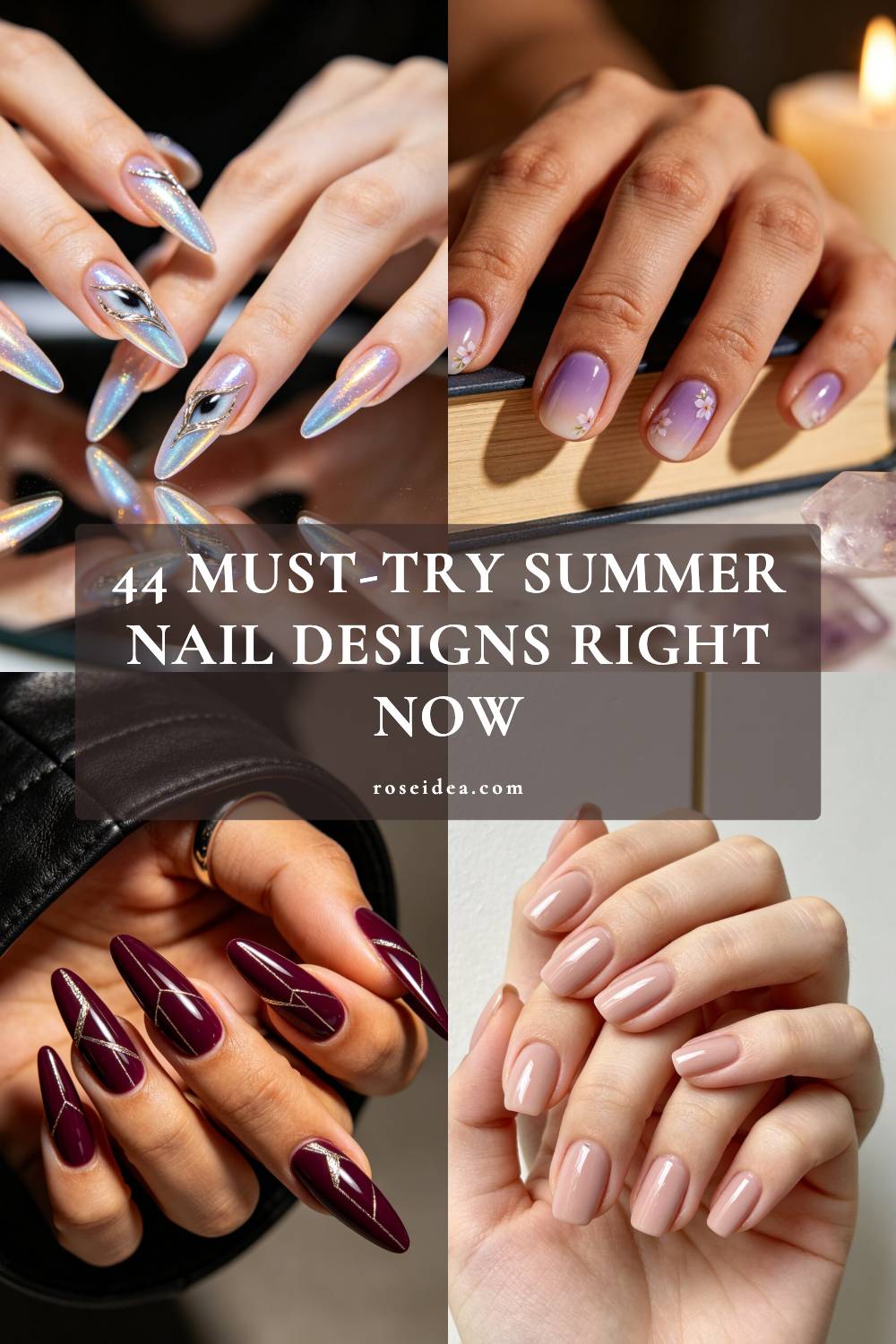 44 Must-Try Summer Nail Designs Right Now Pinterest cover image