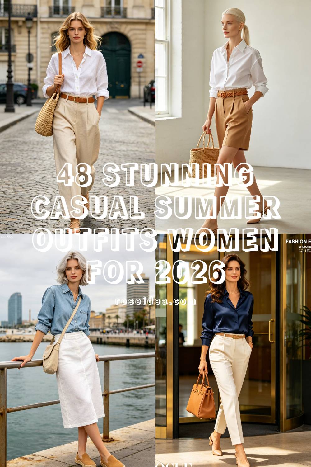48 Stunning Casual Summer Outfits Women for 2026 Pinterest cover image